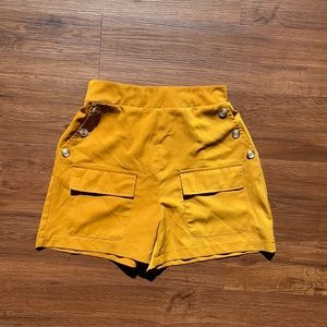 Yellow shorts